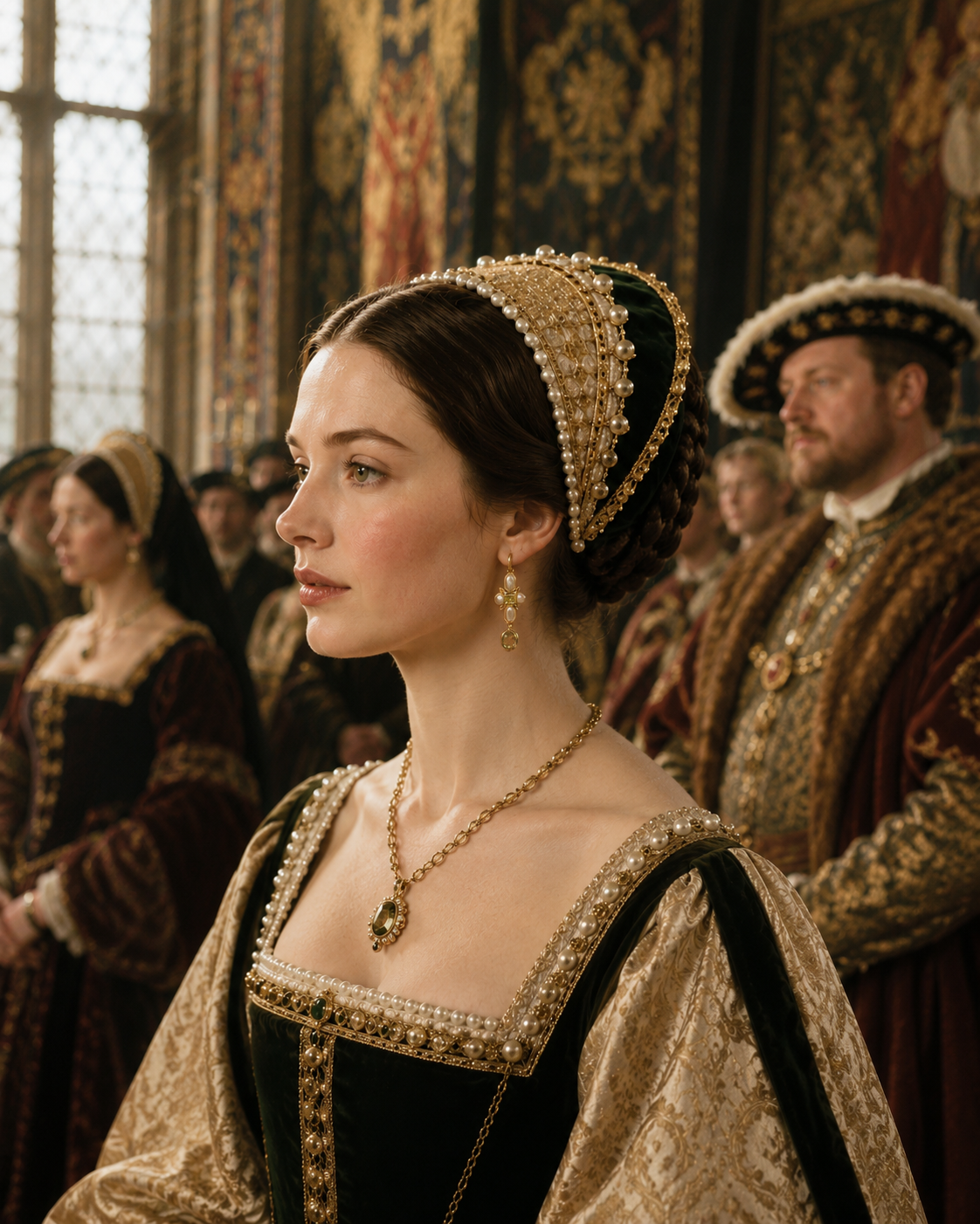 Ohrringe "Tudor Pearl"
