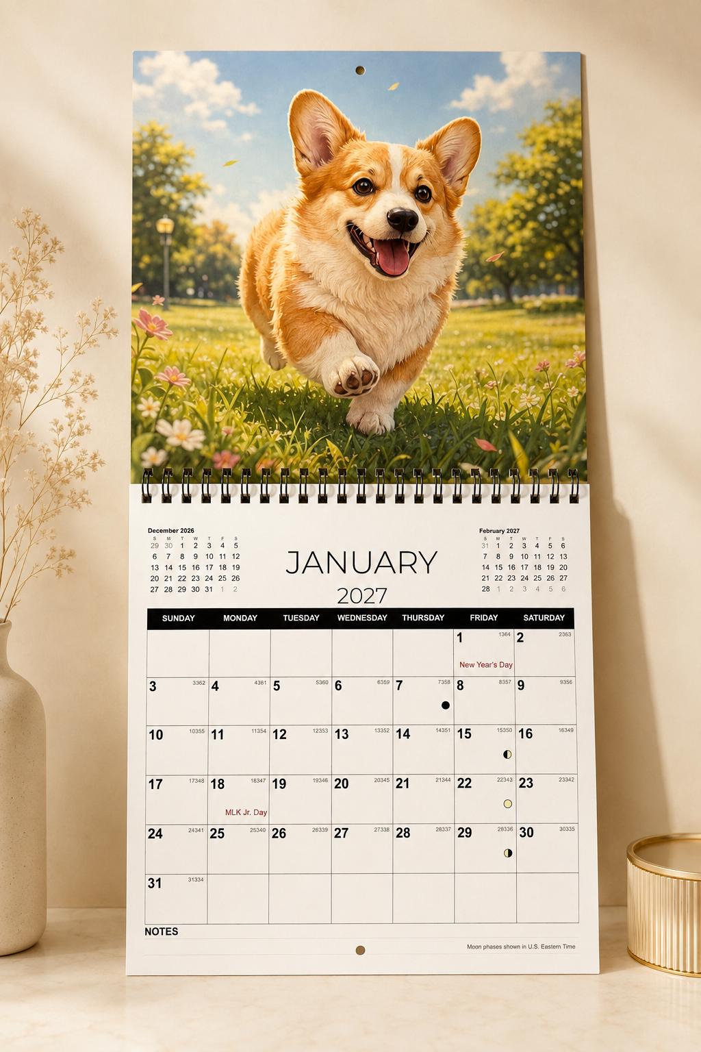 Corgi Joy 2027 - Der Corgi- Kalender