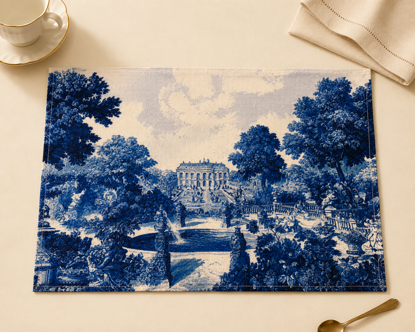 Schloss- Sommer 4er Set Platzsets