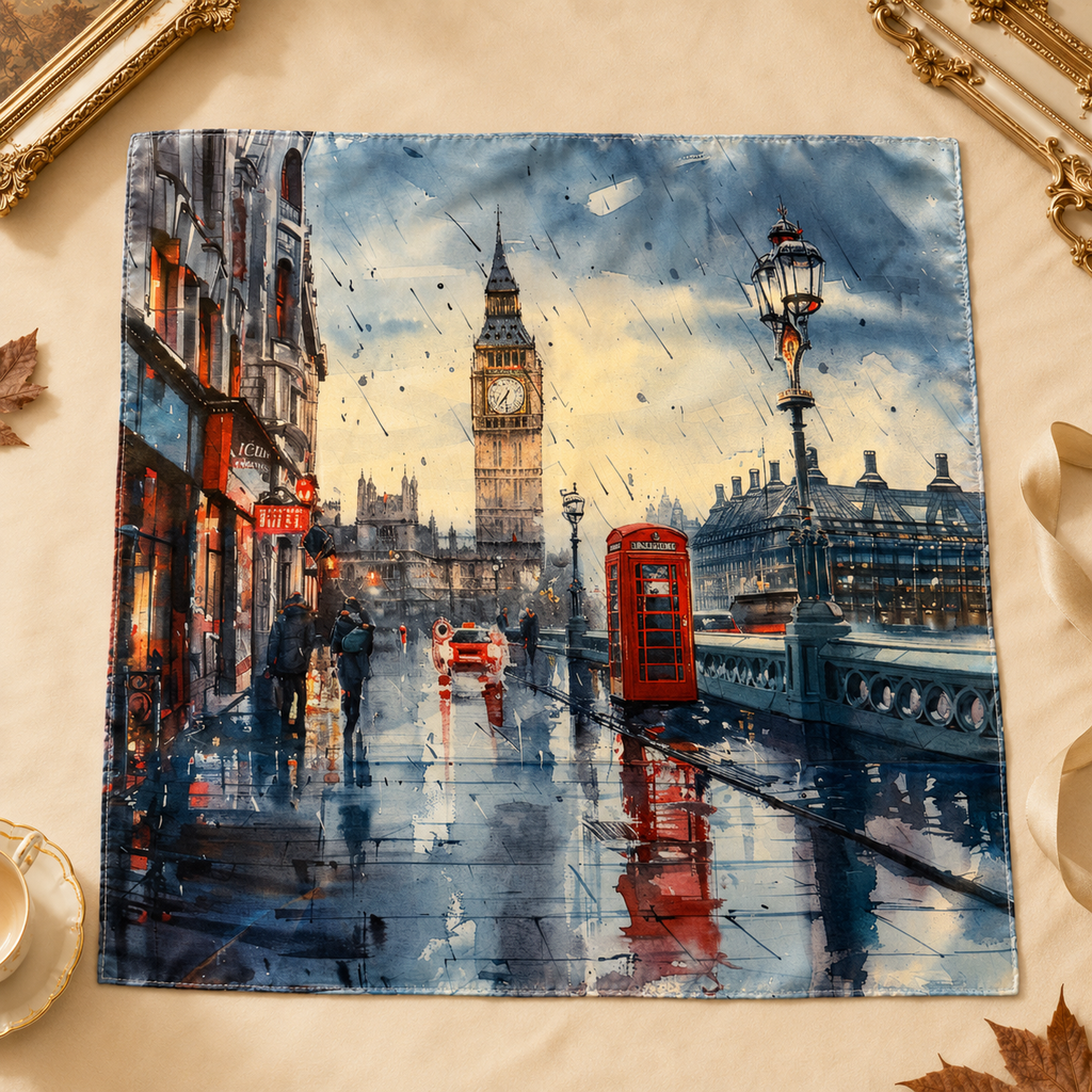 Rainy Day in London Tuch